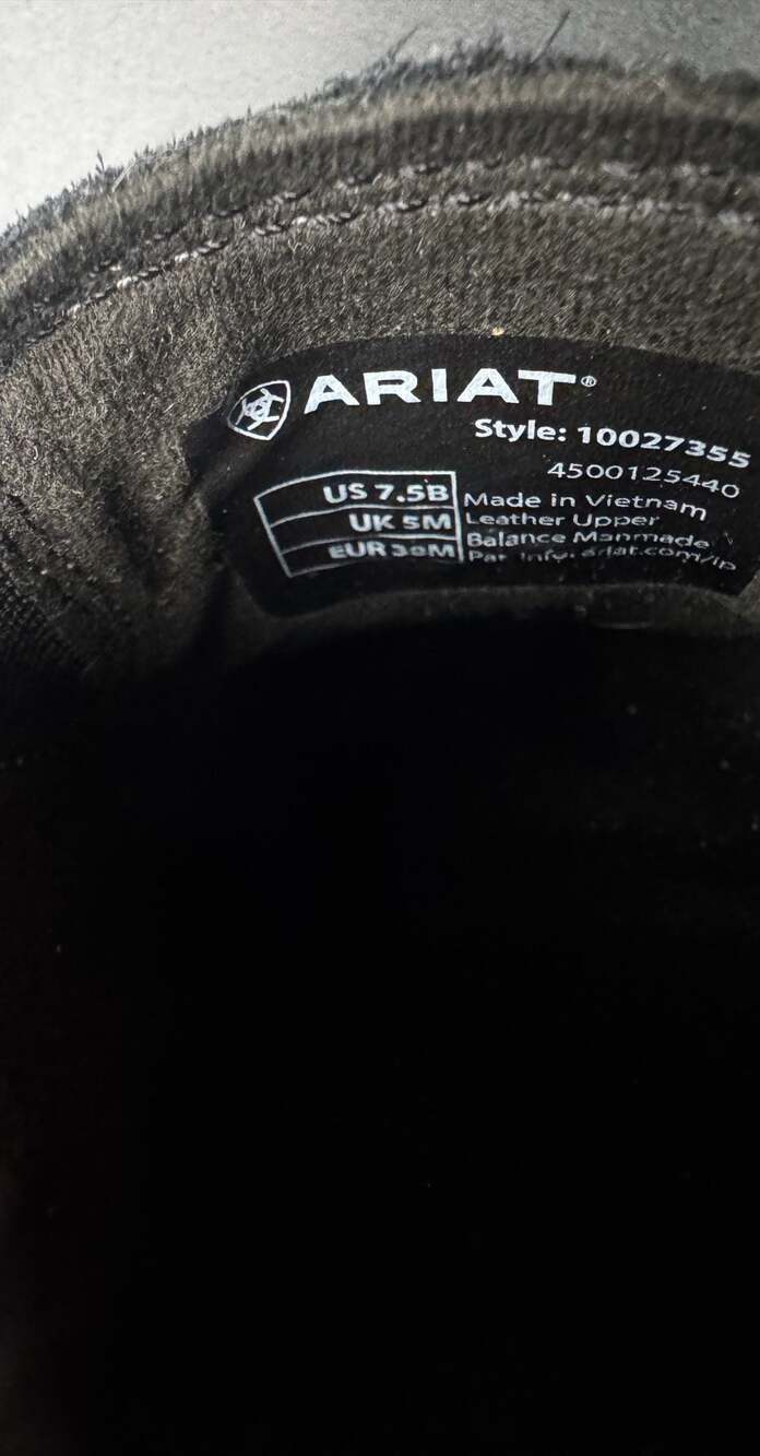 Ariat Womens Black Suede Cruiser Shoes 10027355, - Picture 5 of 5